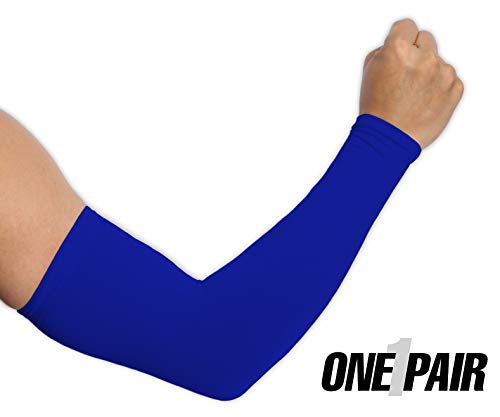 UV Sun Protection Cooling Arm Sleeves - UPF 50 Compression Arm Cover Shield