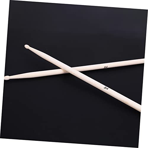 Baquetas de madera de arce 5A beige 41 cm 2 pares miniatura 2