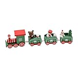 Diseño único: Christmas Train Ornaments está diseñado con el tema de la Navidad, con una variedad de patrones, tales como: muñeco de nieve, Papá Noel, vívido y lindo, muy adecuado para decorar árboles de Navidad.