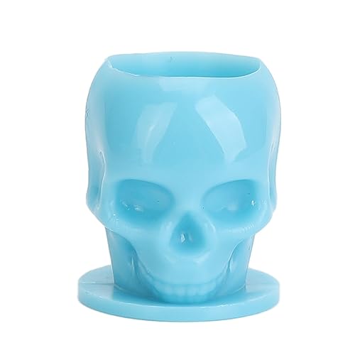 200 pcs Tattoo Ink Caps, Disposable Tattoo Ink Cups, Skull Shaped Stable Base