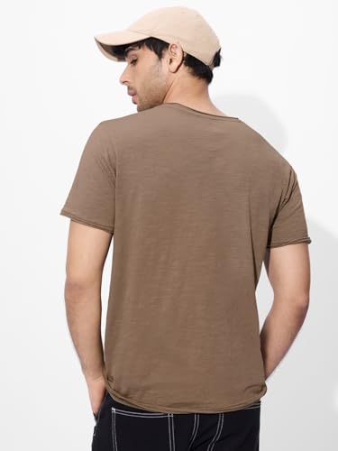 Image of The Souled Store Rockstar Tee: Men and Boys Short Sleeves Round Neck Regular Fit Cotton T-Shirts