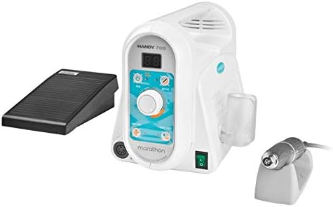 Saeyang Marathon Handy 700 Electric Nail File - Professional Electronic Manicure/Pedicure Nail Drill For Acrylic Nails - Tabletop Nail Drills Kit Set For Podiatry/Chiropody - e-Filer Machine