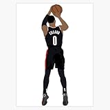 Damian Lillard Bumper Sticker Vinyl Decal 5"