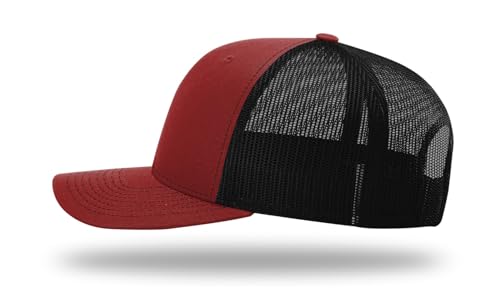 Image of Richardson 112 Trucker Hat - Premium Blank Baseball Cap, Adjustable Snapback Hat - Structured Six Panel Richardson Blank Hats