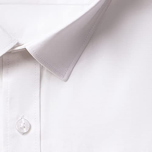 Image of Amazon Brand - Arthur Harvey Men's Regular Shirt (AH01-GTZ-SOL-C100 White 44)