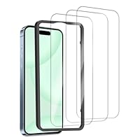 BLEUM CADE 3Pack Screen Protector for iPhone 16 Pro Max with Installation Frame, Anti-Fingerprint 9H Hardness Tempered Glass