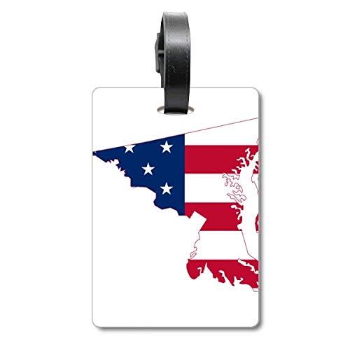 Étiquette valise voyage Maryland pour vos vacances aux USA
