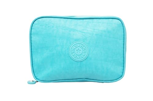 Estojo Casual Box Com Elásticos Em Crinkle Yins YS27294 (Verde)