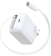 Amazon | TOPADRE 30W 急速充電器 Type-C 巻き取り式ケーブル70cm