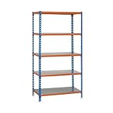 Simon Rack Estanteria Metalica, 2000x1200x400 mm, 5 Alturas, Bandeja Metal, 200...