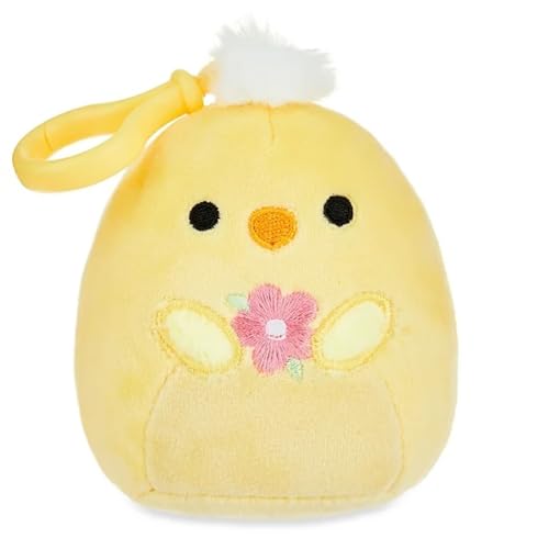 Squishmallows Triston poussin de Pâques à clipser 8,9 cm anti-stress pour enfant