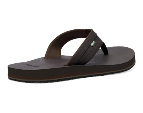 Image of Sanuk Mens Ziggy ST | Flip Flops for Men | Mens Sandals | Beach Sandals | Water Friendly & Lightweight | Comfort Footbed