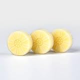 Vitamin C Filter for Barumi Pluo Handheld Showerhead - Lemon Scent | 3-Pack, Pure Vitamin C, Moisturizes Skin and Hair, Removes Chlorine and Impurities from Tap Water, Filters Rust, Easy Installation