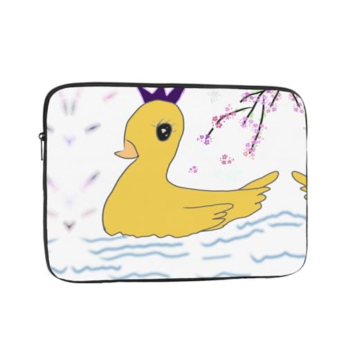 Little Yellow Duck Laptop Sleeve Case 15 Inch Suitable For Notebook Computer Tablet Traveling Carrying Simple Case