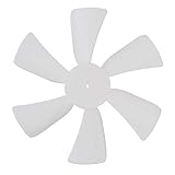 Dumble Fan Blades Replacement with 0.094in Round Bore, 6in White RV Bathroom Fan Blade Replacement...