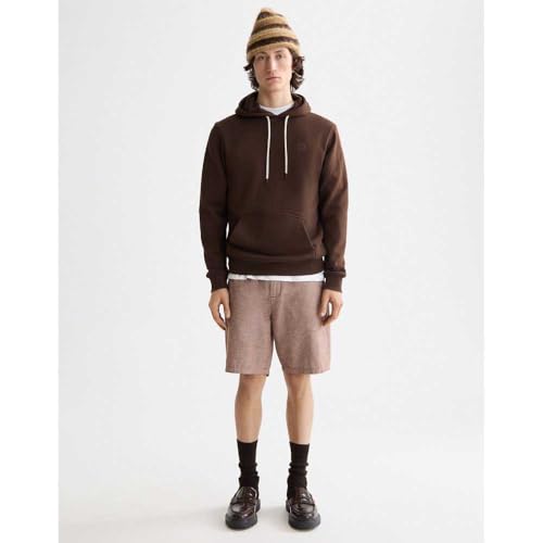 Scotch & Soda Seasonal Core Kapuzenpullover mit regulärer Passform mit Logo, Demitasse 201, S – Ansicht 3