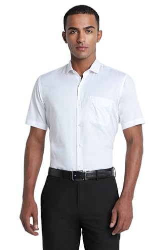Image of Peter England Men's Solid Regular Fit Shirt