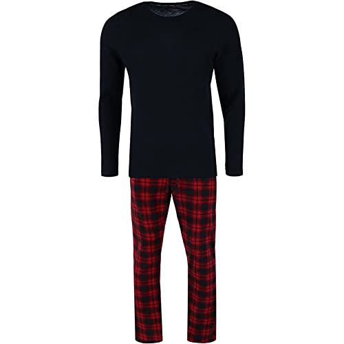Hanes Men's Tagless Two-Piece Micro-Fleece Pajama Set4