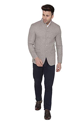 Image of WINTAGE Mens Tweed Wool Bandhgala
