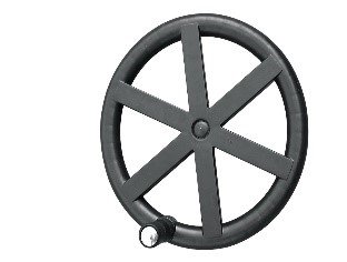 Enrollador en Acero INOX para Mantas de Burbujas Extensible. para Piscinas de hasta 4.20 Metros de Ancho con Tubo de 82mm de Ø