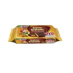 Keebler Fudge Shoppe Deluxe Grahams Fudge Covered Crackers 12.5 Oz [Pack of 4]