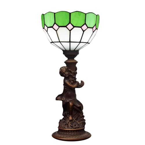 table lamp Table Lamps Brown for Lounge Baroque Style Stained Glass Vintage Antique Table Lamps Cute Mini Night Lights for Kids' Bedroom/Living Room Warm as Ever desk lamp
