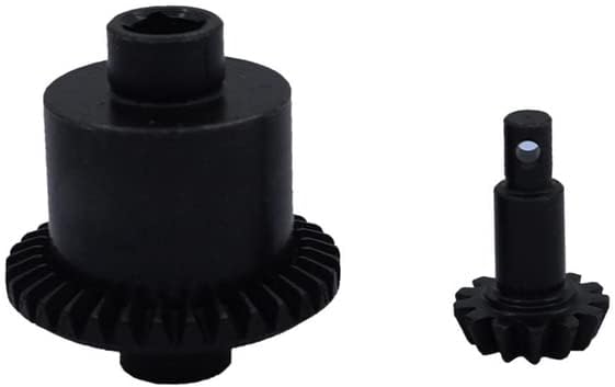 Zamiennik dla 1/18 Capra Utb18 mały koza Most ząb stalowy ząb zdalnego sterowania samochodów wspinaczkowy Upgrade - (Color: Black)