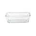 Gemco Multi Function Butter Dish, 6-Inch, Clear