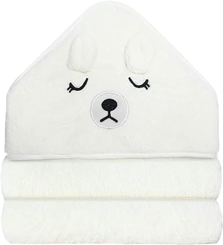 Serviette à capuche pour bébé et 7 chiffons le cadeau de naissance idéal - 7