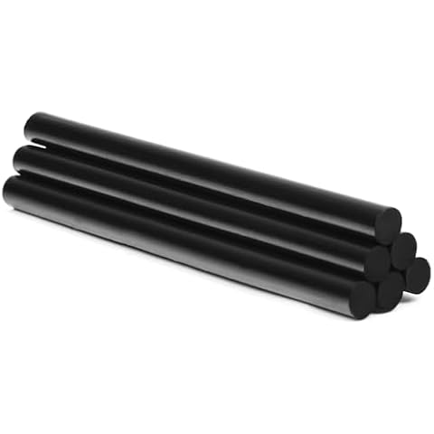 Neitsi 6Pcs Keratin Glue Sticks for Hair Extensions,Professional Hot Melt Glue Stick,Hair Adhesive Keratin Gun Bond Glue Stick for DIY Project (Black Cover