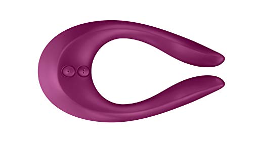 Satisfyer Partner Multifun 2, vibrador para mujeres, hombres y parejas, vibrador con 100 combinaciones de vibración, tecnología de batería, impermeable