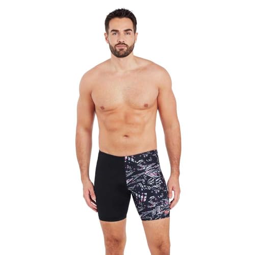 Zoggs short de bain homme Kongo maillot de bain mi-long bleu noir