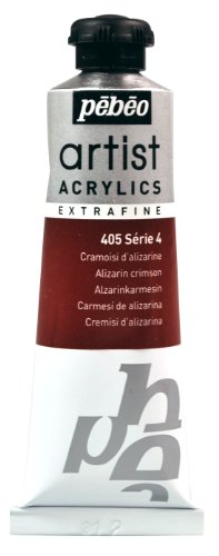 Pebeo 37 ml Artist Acrylics, Alizarin Crimson Red
