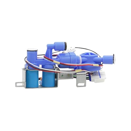 SUPPLYZ Direct Replacement for GE WR57X32000 Appliance Dual Water Valve W/Flow Meter