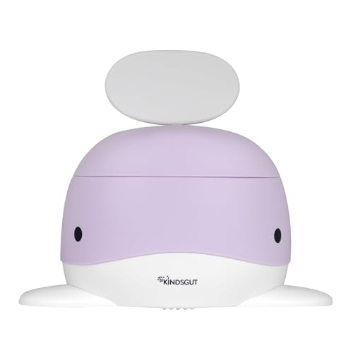 Kindsgut - Orinal para bebés, diseño de ballena infantil y colores sutiles, entrenamiento para ir al baño