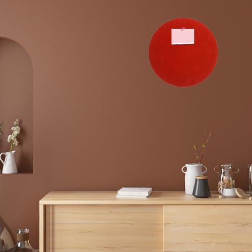 OUNONA Cute Round Cork Bulletin Board for Wall with Self-Adhesive Backing, Easy Installation, Decorative Flat Display Memo Board for Displaying Messages and Photos in Schools or Offices - Image 6