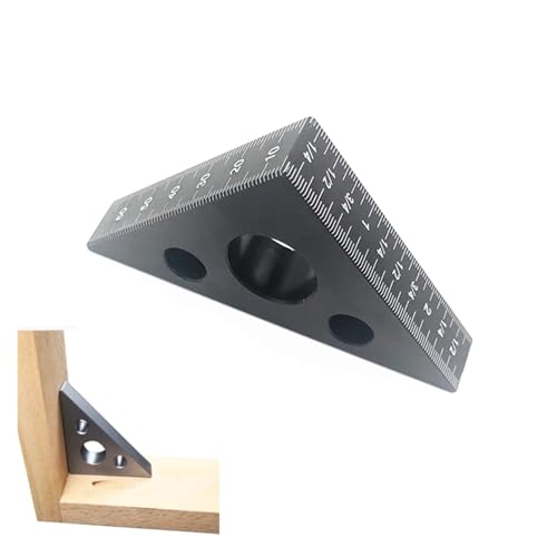 Équerre en alliage d'aluminium rigide outils travail du bois