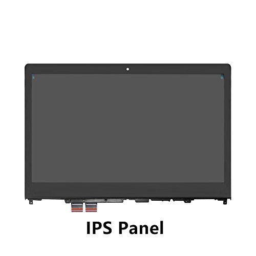 FTDLCD 14'' FHD IPS LCD Pantanlla Táctil Digitalizador Asamblea con Marco Repuesto de Ordenador para Lenovo Yoga 510-14IKB 80VB (IPS Panel)