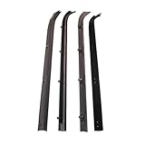 For GMC C5000 Topkick 1990 1991 Belt Weatherstrip Kit Driver and Passenger Side | Pair | Rear | Inner | Outer | With Strip Kit | Replacement For 14027785, 325365