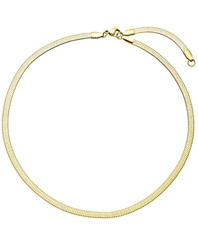 Purelei® I'lalo Choker (Gold) – Elegante Kette aus 18K vergoldetem...