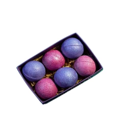 6pc Scented Glitter Bath Bomb, Luxury Large bath bomb Gift Set-image-22