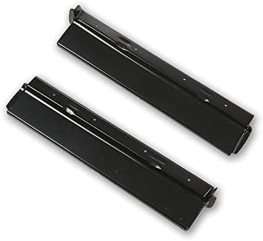 G-PLUS Front & Rear Painted Bumper Fillers 11Pcs ABS Plastic Bumper Fillers Vehicle Set Compatible With 1979-1985 Cadillac Eldorado, Black