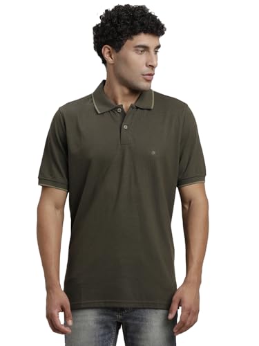 Image of Turtle Men Poly Cotton Solid Polo Tshirt || Cotton T-Shirt ||Polo T-Shirt