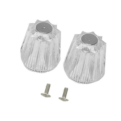 2/3 個ホットとコールドシャワーノブ蛇口ハンドル交換快適なグリップバルブノブバスルームアクセサリーホットとコールドシャワーノブ