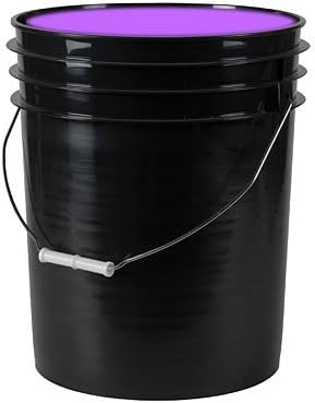 5-Gallon Violet Washable Neon Uv Paint Glows under blacklight for Splash Parties, Paint Parties, and Color Runs