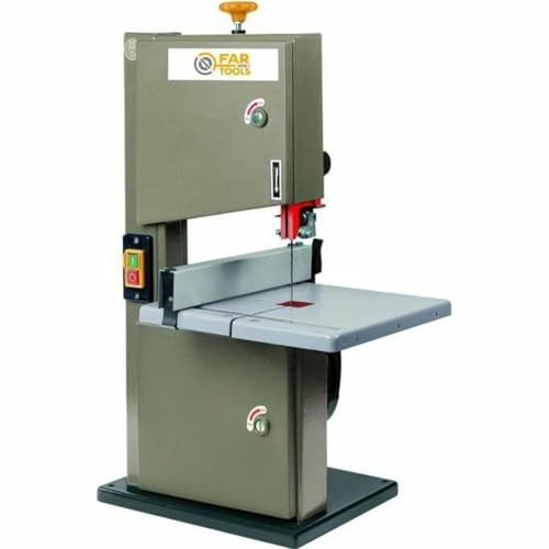 Fartools Scie à Ruban 250W, Table Alu Inclinable
