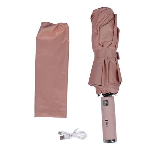 Parapluie ventilateur Pilipane automatique anti-UV avec tissu de colle noire protecteur
