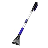 Mango extensible: Evita tocar la nieve y quítala sin pasar frío. El mango, que extendido mide casi 1 metro, te permite alcanzar todas las partes de la luna de tu coche.