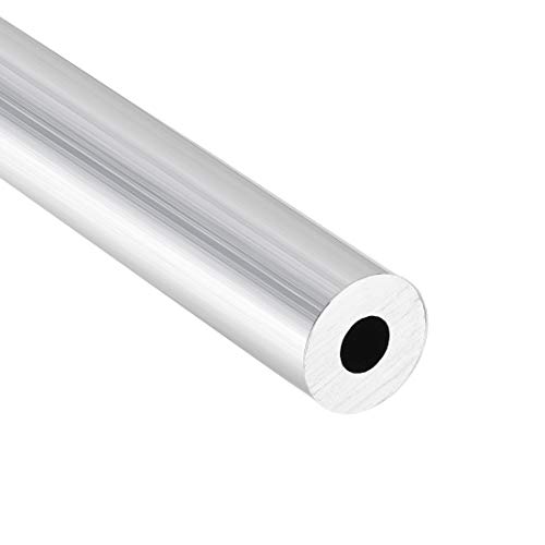 uxcell 6063 Aluminum Round Tube, 300mm Length 12mm OD 5mm Inner Dia Seamless Aluminum Straight Tubing 2 Pcs