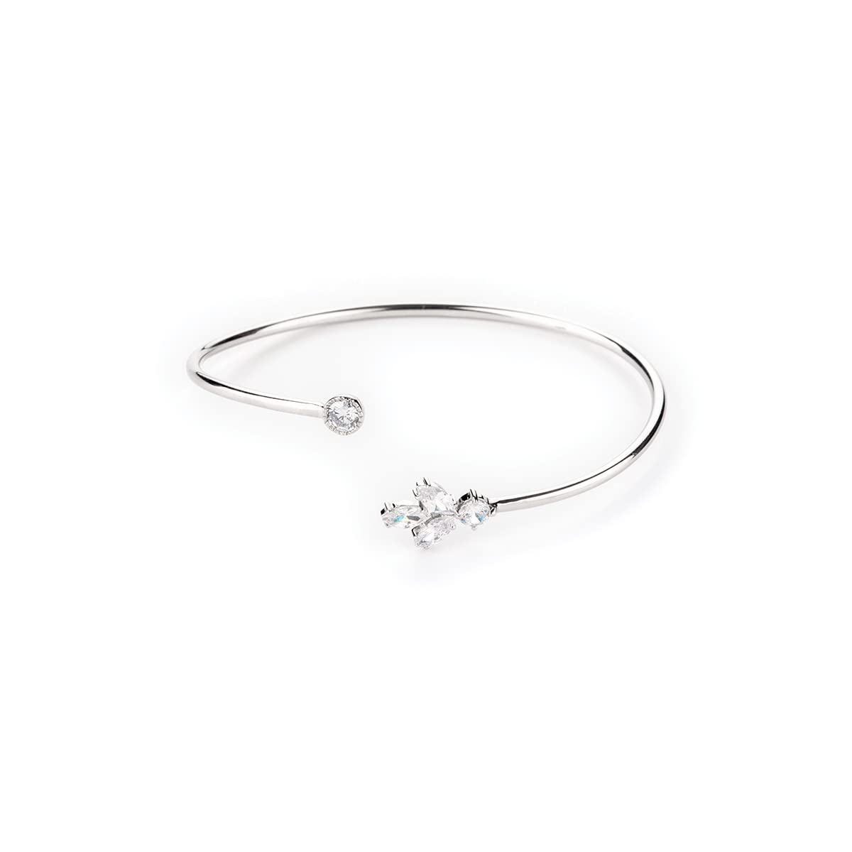 Shaya By Caratlane Walking On Air Leaf Bracelet In 925 Silver For Women (B09XFBXCP4) Amazon Price History, Amazon Price Tracker